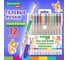 Ручки гелевые BRAUBERG КЛАССИЧЕСКИЕ  KIDS CUTE ANIMALS, НАБОР 12 ЦВЕТОВ, линия письма 0,7мм 144445 2