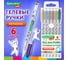 Ручки гелевые BRAUBERG МЕТАЛЛИК KIDS CUTE ANIMALS, НАБОР 6 ЦВЕТОВ, линия письма 0,7 мм 144440 2