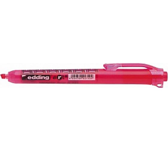 Текстовыделитель Edding, с кнопкой, розовый, блистер ССП E-5art#1-B#9 1