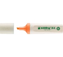 Текстовыделитель Edding EcoLine, клиновидный наконечник, 2-5 мм, оранжевый E-24#6