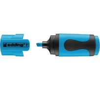 Текстовыделитель Edding MINI, клиновидный наконечник, 1-3 мм, синий неоновый E-7#63