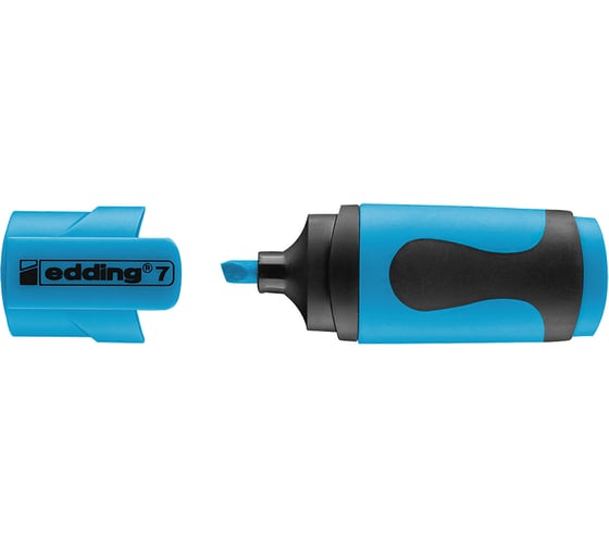 Текстовыделитель Edding MINI, клиновидный наконечник, 1-3 мм, синий неоновый E-7#63 1