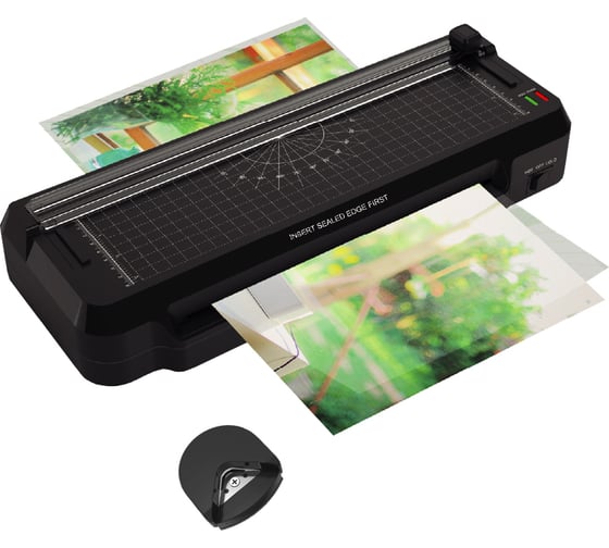 Набор для ламинирования: ламинатор А4, резак, обрезчик углов Ofitech цв. черный OL292 1