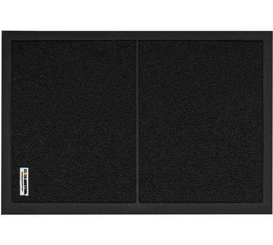 Дезковрик ХАССП-Контроль 65_95 цв.чёрный 2 секции 65*95 цв.чёрный 2 секции 1