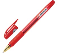 Ручка шариковая BRAUBERG BP-GT GLD RED, красная, корпус тонированный, пишущий узел 0,7 мм, 12 шт., 144506