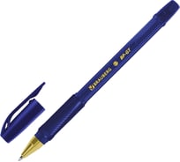 Ручка шариковая BRAUBERG BP-GT GLD BLUE, синяя, корпус тонированный, пишущий узел 0,7 мм, 12 шт., 144505