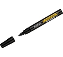 Маркер-краска Munhwa Professional Paint Marker черная, 4мм, нитро-ос,упаковка из 12 шт. РРМ-01