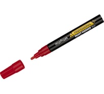 Маркер-краска Munhwa Professional Paint Marker красная, 4мм, нитро-о, 12 шт. РРМ-03