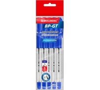 Ручки шариковые BRAUBERG BP-GT, 5 шт, синие, узел 0,7 мм, линия письма 0,35 мм, 144509