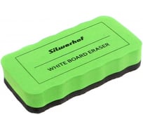 Стиратель для досок Silwerhof 659004-02 фетр, 10.7x5.7x2см, зеленый, магнитный 487357