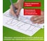 Линейка с роликом (рейсшина) Staff 30 см, металлический ролик, УСИЛЕННАЯ PK, 881149 5