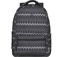 Рюкзак Wenger Colleague 16, серый с рисунком, полиэстер, 36x25x45 см, 22 л 606470