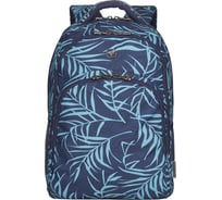 Рюкзак Wenger Upload 16, синий с рисунком, полиэстер, 34x26x47 см, 28 л 606474