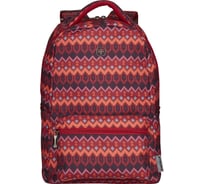 Рюкзак Wenger Colleague 16'', красный с рисунком, полиэстер, 36x25x45 см, 22 л 606471