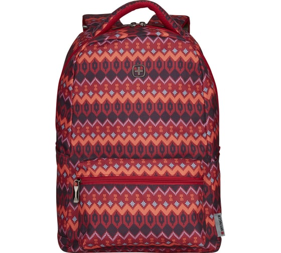 Рюкзак Wenger Colleague 16'', красный с рисунком, полиэстер, 36x25x45 см, 22 л 606471 1