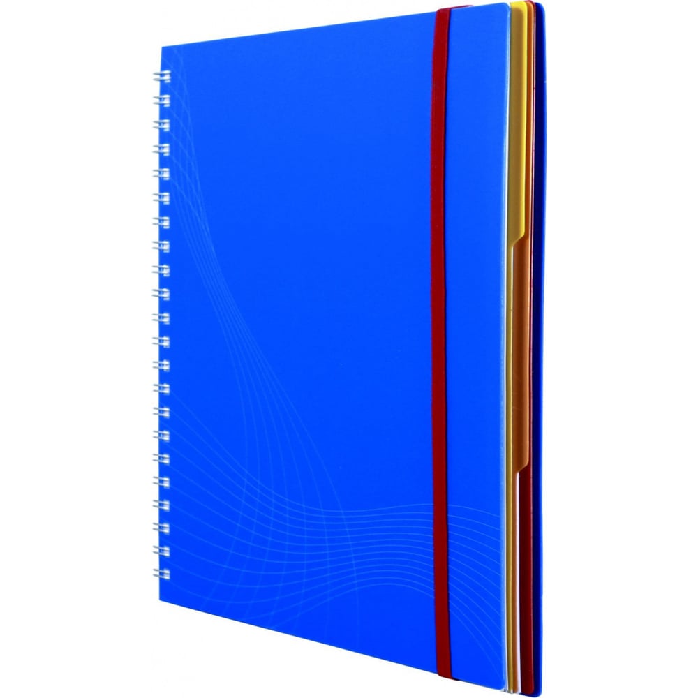 Блокнот Avery Zweckform Notizio А4 на пружине в клетку синий в ...