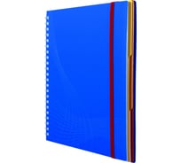 Блокнот Avery Zweckform Notizio А4 на пружине в клетку синий в пластиковой обложке 90 листов 7037