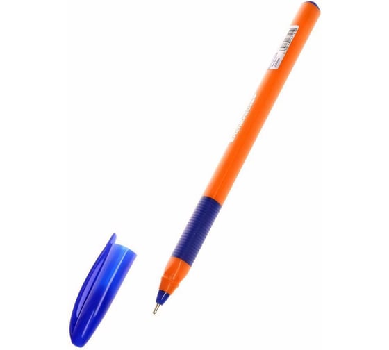 Шариковая ручка ErichKrause U-109 Orange Stick&Grip 1.0, синий в пакете по 3 шт 47592
