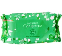 Влажные салфетки для всей семьи EUROHOUSE Beauty, 60 шт.14438