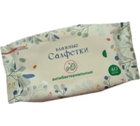 Влажные салфетки EUROHOUSE Beauty антибактериальные 40шт. 14436