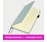 Блокнот BRAUBERG А5 138x213мм Velvet, резинка, держатель, 80л, клетка, серо-голубой 116241 3