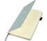 Блокнот BRAUBERG А5 138x213мм Velvet, резинка, держатель, 80л, клетка, серо-голубой 116241 8