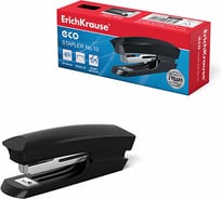 Степлер ErichKrause №10 Eco до 20 листов, черный 28233