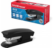 Степлер ErichKrause №24/6 Eco до 30 листов, черный 28235
