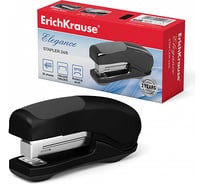 Степлер ErichKrause №24/6 Elegance Up-right до 30 листов, черный 2218