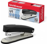 Степлер ErichKrause №24/6 U1 до 30 листов, черный 17692