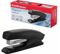 Степлер ErichKrause №24/6 Elegance Half-strip до 30 листов, черный  2241