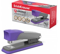 Степлер ErichKrause №24/6 Quadro Half-strip до 30 листов 47287