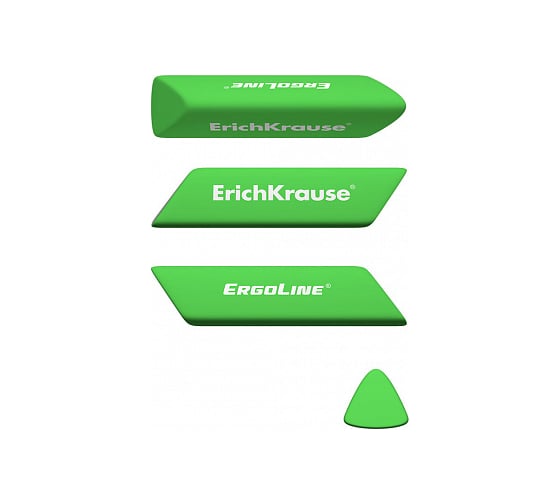 Ластик ErichKrause ErgoLine Prism 2 шт 44480 1