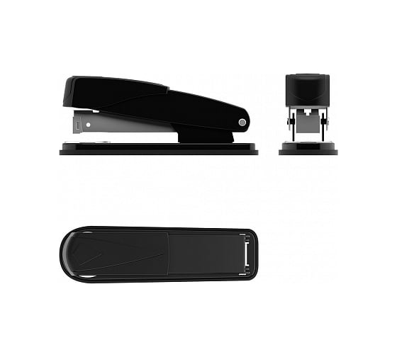 Степлер ErichKrause №24/6 Quadro Half-strip до 30 листов 4662