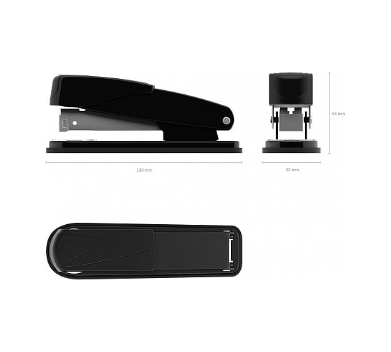 Степлер ErichKrause №24/6 Quadro Half-strip до 30 листов 4662