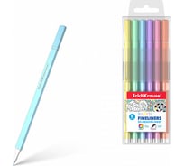 Линеры ErichKrause Pastel 6 цветов 50337