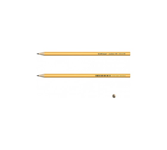Чернографитный шестигранный карандаш ErichKrause Amber 100 HB 4 шт 45475