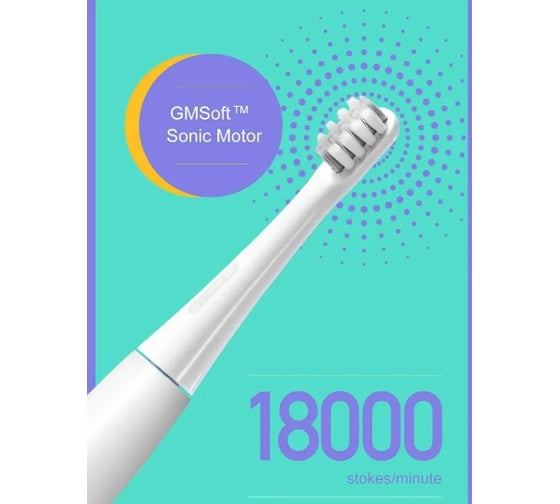 Звуковая электрическая зубная щетка DR.BEI Sonic Electric Toothbrush белая YMYM GY1 White