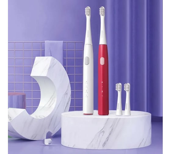 Звуковая электрическая зубная щетка DR.BEI Sonic Electric Toothbrush белая YMYM GY1 White