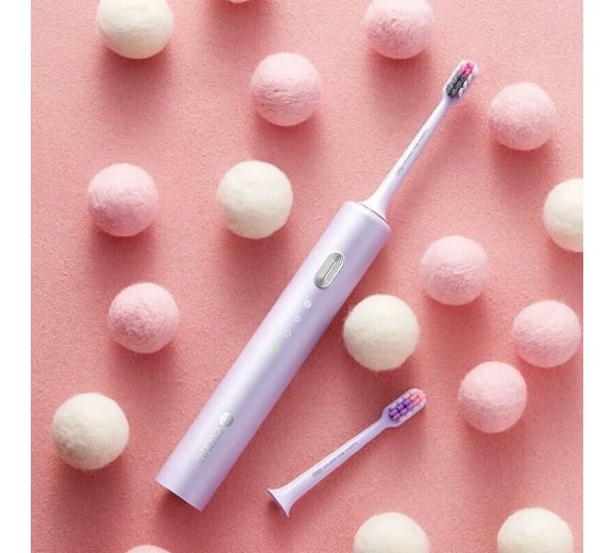 Звуковая электрическая зубная щетка DR.BEI Sonic Electric Toothbrush сиреневая BY-V12 Violet