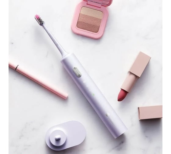 Звуковая электрическая зубная щетка DR.BEI Sonic Electric Toothbrush сиреневая BY-V12 Violet