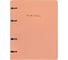 Бизнес-тетрадь на кольцах BRAUBERG VISTA, Minimal, А5, 175х215мм, 120л, под кожу, персиковый, 405214 4