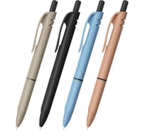 Ручки шариковые автоматические с грипом BRAUBERG MORANDI COLOR, синие, 4 шт, 0.3 мм, 144495