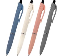 Ручки шариковые автоматические с грипом BRAUBERG MORANDI COLOR, синие, 4 шт, 0.3 мм, 144495