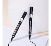 Маркер перманентный DELI Think скошенный пиш. наконечник 1. 5-5мм черный ( 12 шт) EU10120