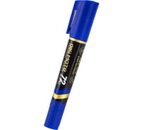 Маркер перманентный двухсторонний DELI Mate синий ( 10шт) EU72-BL