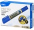 Маркер перманентный двухсторонний DELI Mate синий ( 10шт) EU72-BL 7