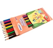 Карандаши BIKSON ТМ Клоун 12 цветов, пластиковые, грифель 28 мм, треугольные BN0051 Кар1347