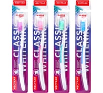 Зубная щетка жесткая для быстрого очищения и безопасного отбеливания LAIMA DENT ассорти, 4 цвета, 12 шт., 609313