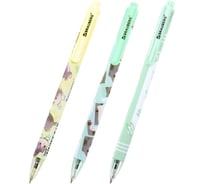 Ручка шариковая автоматическая BRAUBERG с принтом, кросс-серия МИЛЫЕ КОТЫ, синяя, комплект 24 шт , линия 0,35 мм  144479